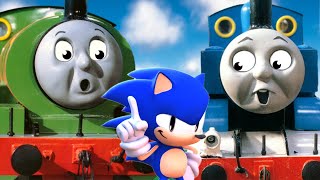 Thomas The Tank Engine And Friends Presents: Thomas And The Blue Hedgehog (My Most Viewed Video)