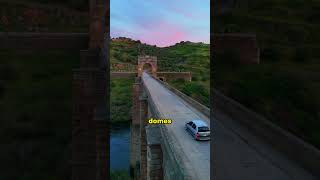 2000 year old Roman bridge in Spain😱😱 #shorts #viral #travel #usa