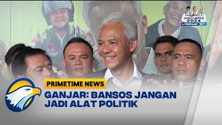 Respon Ganjar Pranowo terkait Bansos Jadi Alat Politik