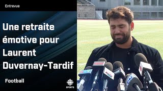 Docteur Laurent Duvernay-Tardif est maintenant retraité de la NFL - Entrevue