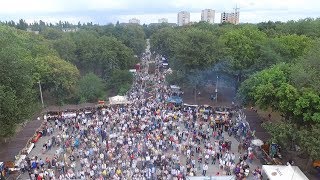 ДЕНЬ НЕЗАЛЕЖНОСТІ 2017. СВЯТО У КРЕМЕНЧУЦІ З ВИСОТИ ПТАШИНОГО ПОЛЬОТУ