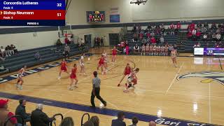 Concordia Varsity Basketball vs Bishop Neumann 1-17-2025