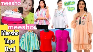 Meesho Tops Haul Under ₹500 |indianstylewithmegha| #meeshohaul #meesho #haulvideo #meeshotops #haul