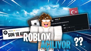 ROBLOX AÇILIYOR ?!