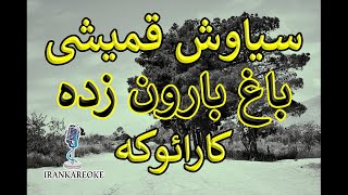 باغ بارون زده | سیاوش قمیشی | کارائوکه - بی کلام - همراه با ترانه