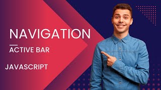 Navigation Link Active by HTML, CSS & JavaScript