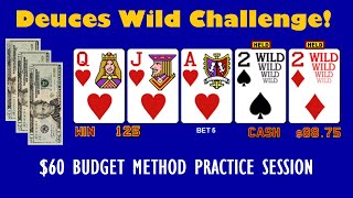 Video Poker Genius: Deuces Wild Challenge Practice