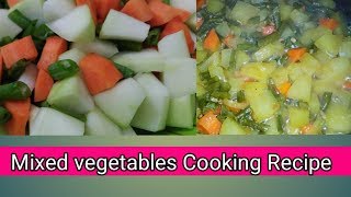 ঝটপট সবজি রান্নার রেসিপি । Mixed Vegetables Cooking । 2019*New Tips*