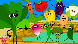 Ten Little Vegetables - Learn Vegetables with Nursery Rhyme and Kids Song