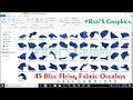 45 Blue Flying Fabric Overlays Free Download #razisgraphics #freepng #flyingfabric #freedownload