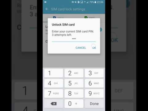 Remove PIN code of SIM card lock Android Remove PIN code of SIM card lock Android
