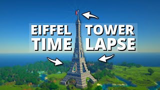 Eiffel Tower in Minecraft - Timelapse #Shorts