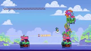 トリッキータワー　tricky towers ひとりでやってみた♪＃2