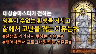 수없이 환생하면서 새롭게 프로그래밍 되고 고난을 겪으며 진화하는 영혼들의 충격적인 이야기!!