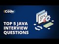 Top 5 Java Interview Questions | Interview Questions In Java Programming | #Shorts | SimpliCode