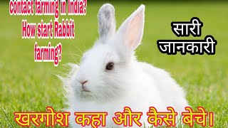 #contact farming in India#Rabbit farming#how start business