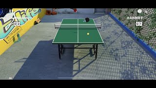 ABBA-Andreas vs 很菜的削球手 (国乒新秀队) - *A Storm match* -  VTT Virtual Table Tennis