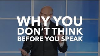 Why You Don’t Think Before You Speak