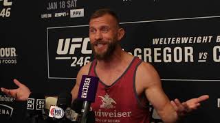 'Headkick in the fourth!' Donald Cowboy Cerrone makes UFC 246 McGregor prediction