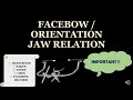 FACEBOW / ORIENTATION JAW RELATION / COMPLETE DENTURE