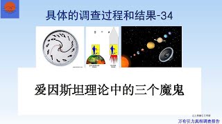 马海飞的万有引力真相调查报告第46期。爱因斯坦理论中的三个魔鬼