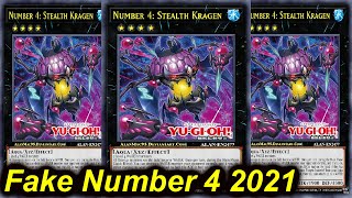 【YGOPRO】FAKE NUMBER 4 STEALTH KRAGEN LOCK DECK 2021