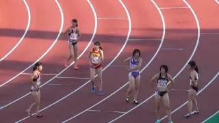 第44回名古屋地区陸上競技選手権大会　女子200m　決勝　2016/10/16