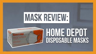 You could hold up a reindeer with this (HomeDepot Blue Disposable Face Masks by SafteyPro Review)