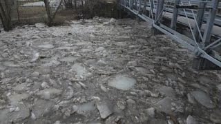 Flood Advisory along Chagrin River amid ice jam