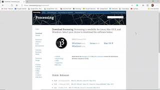 Downloading Processing Windows