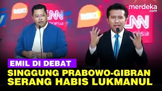 [FULL] Emil Dardak Keras Serang Habis Lukmanul, Singgung Prabowo-Gibran di Debat Jatim