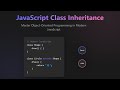 JavaScript Class Inheritance Explained: Master OOP with Prototypes & ES6