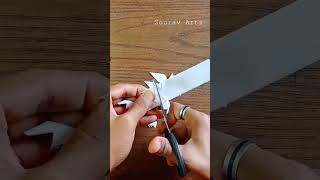 easy paper cutting design #shorts #youtubeshorts #viral