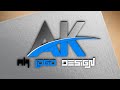 AK LOGO DESIGN IN PIXELLAB|PIXELLAB EDITING