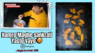 Hamro Maghe Sankrati Yasto Vayo😍 ​⁠​⁠@jayavlogs4635 Night Vlog #maghesankranti