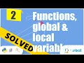 Bite Solution 2: Functions, global and local variables | Python mystery game
