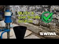 Water Damage Repair In The Basement With The WIWA INJECT HD 2 & the WIWA INJECT GUN