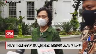 Inflasi Tinggi Negara Maju, Menkeu: Terburuk Dalam 40 Tahun