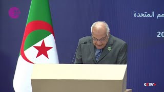 Algeria celebrates election at the Security Council