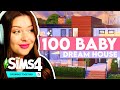 I Built a Modern 100 Baby DREAM HOUSE in The Sims 4 // Sims 4 100 Baby Challenge Home Build