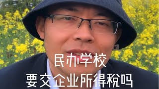 税务律师李仁春：民办学校要交企业所得税吗