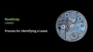 Leases: Process for Identifying a Lease
