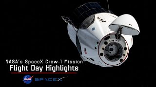 NASA's SpaceX Crew-1 Flight Day Highlights
