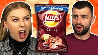 Irish People Try REAL Canadian Chips