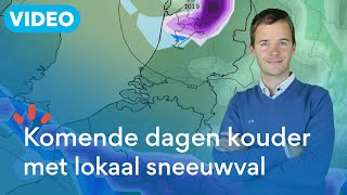 Geleidelijk opnieuw kouder met kans op sneeuw! Daarna echt winterweer?