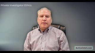 Ethics In Investigations