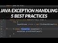 Java Exception Handling - 5 Best Practices That You Should Know!