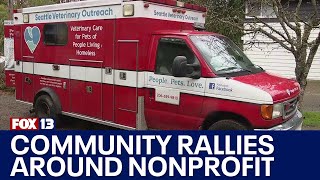 Community rallies around nonprofit after Seattle Veterinary Outreach ambulance is stolen