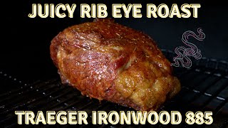 How to Cook a Rib Eye Roast | Traeger Ironwood 885