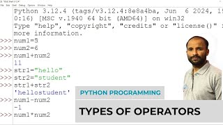 Python Operators with examples - Arithmetic Operators in Python Programming - CSE GYAN